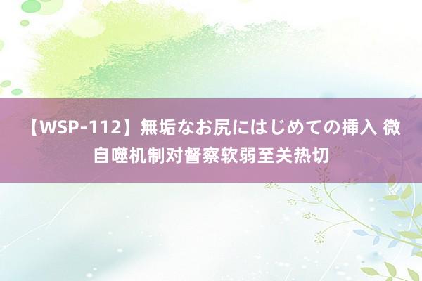 【WSP-112】無垢なお尻にはじめての挿入 微自噬机制对督察软弱至关热切