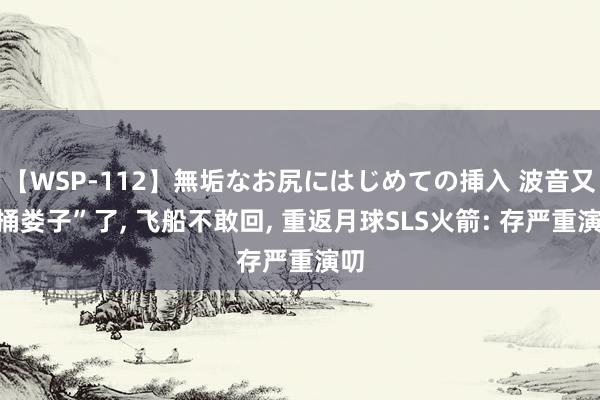 【WSP-112】無垢なお尻にはじめての挿入 波音又“捅娄子”了， 飞船不敢回， 重返月球SLS火箭: 存严重演叨