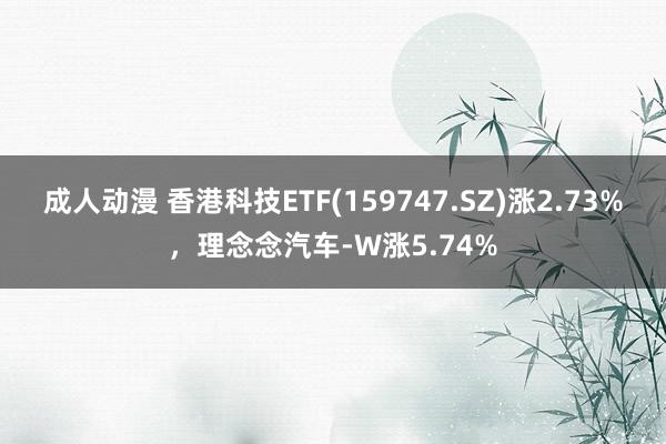 成人动漫 香港科技ETF(159747.SZ)涨2.73%，理念念汽车-W涨5.74%